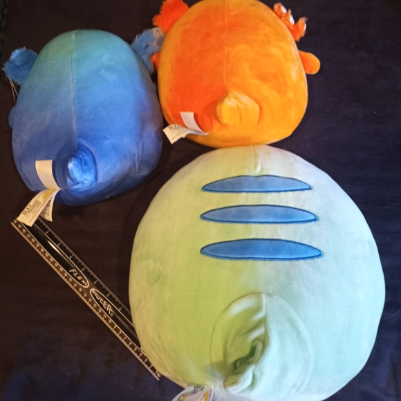 Axolotl SQUISHMALLOW Lot of 3 - Nico, Miss Vi - Great Condition w/ Tags - Picture 2 of 4